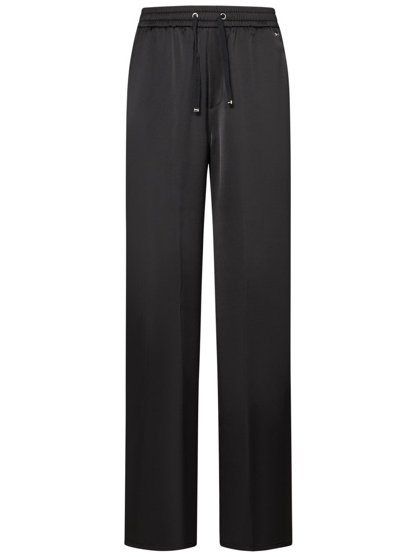 Herno High-Density Twisted Polyester Crepe Trousers
