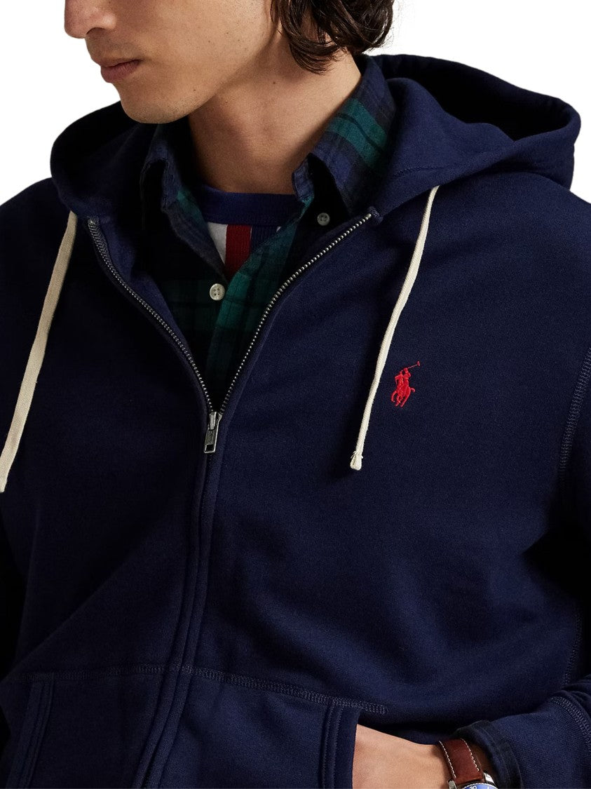 Polo Ralph Lauren Zip-Up Hoodie With Kangaroo Pocket