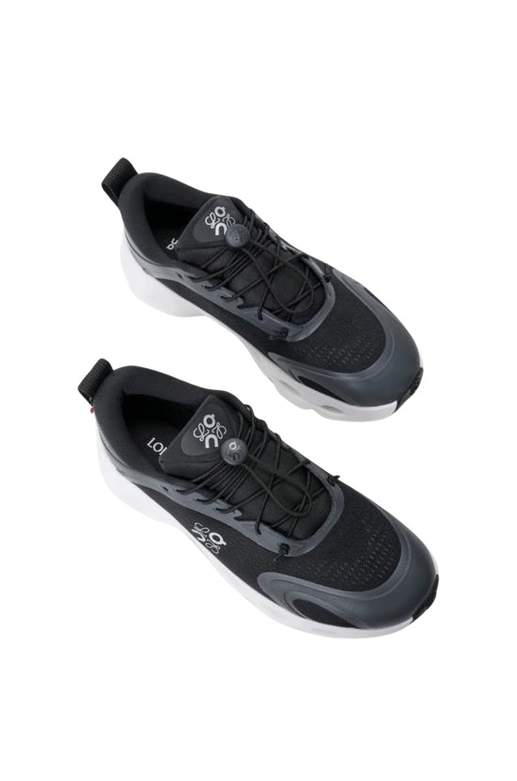 Loewe Sleek Black Mesh Sneakers