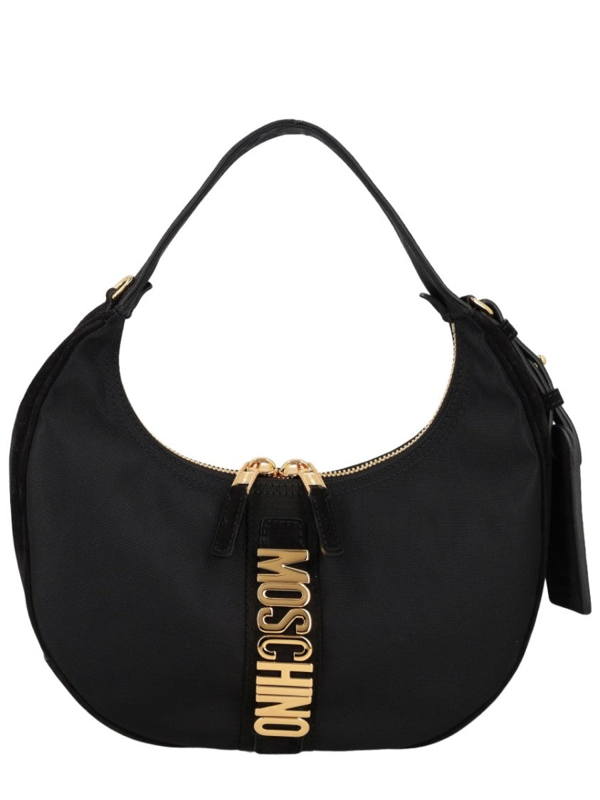 Moschino Carry Me Crescent Shaped Shoulder Bag