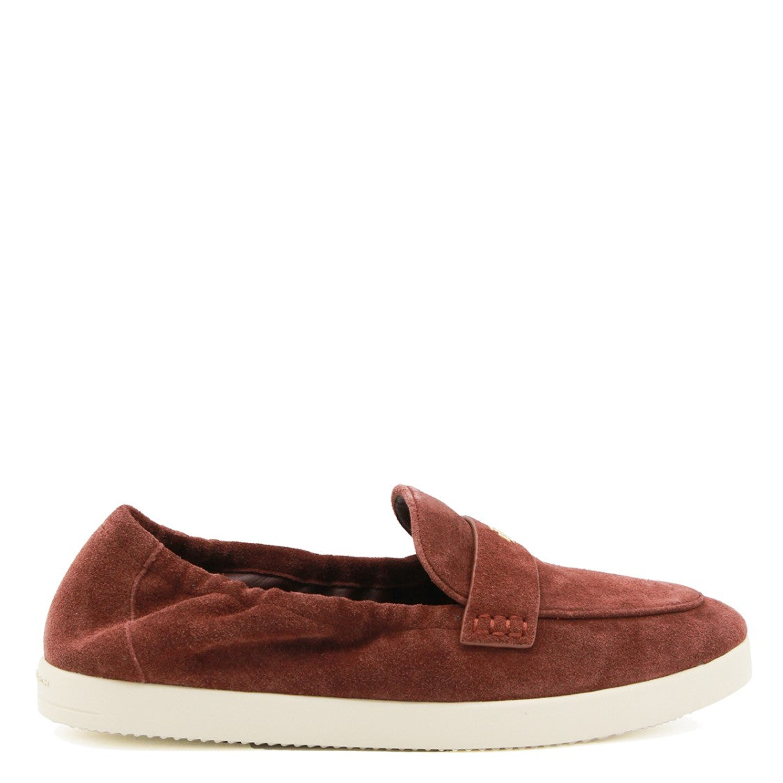 Tory Burch Cherry Suede Elasticated Loafers