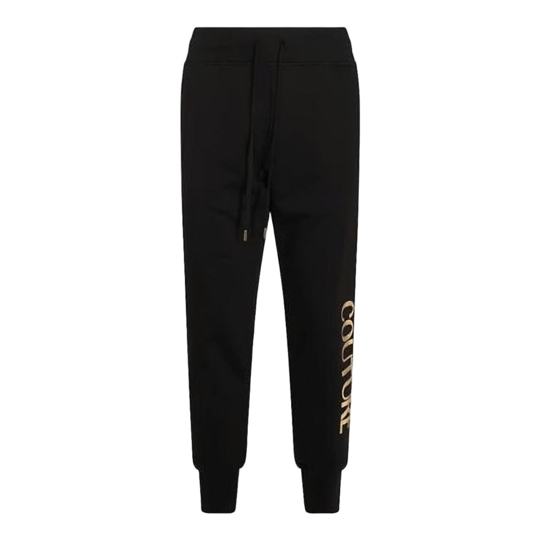 Versace Tapered Jogger Pants With Ribbed Cuffs