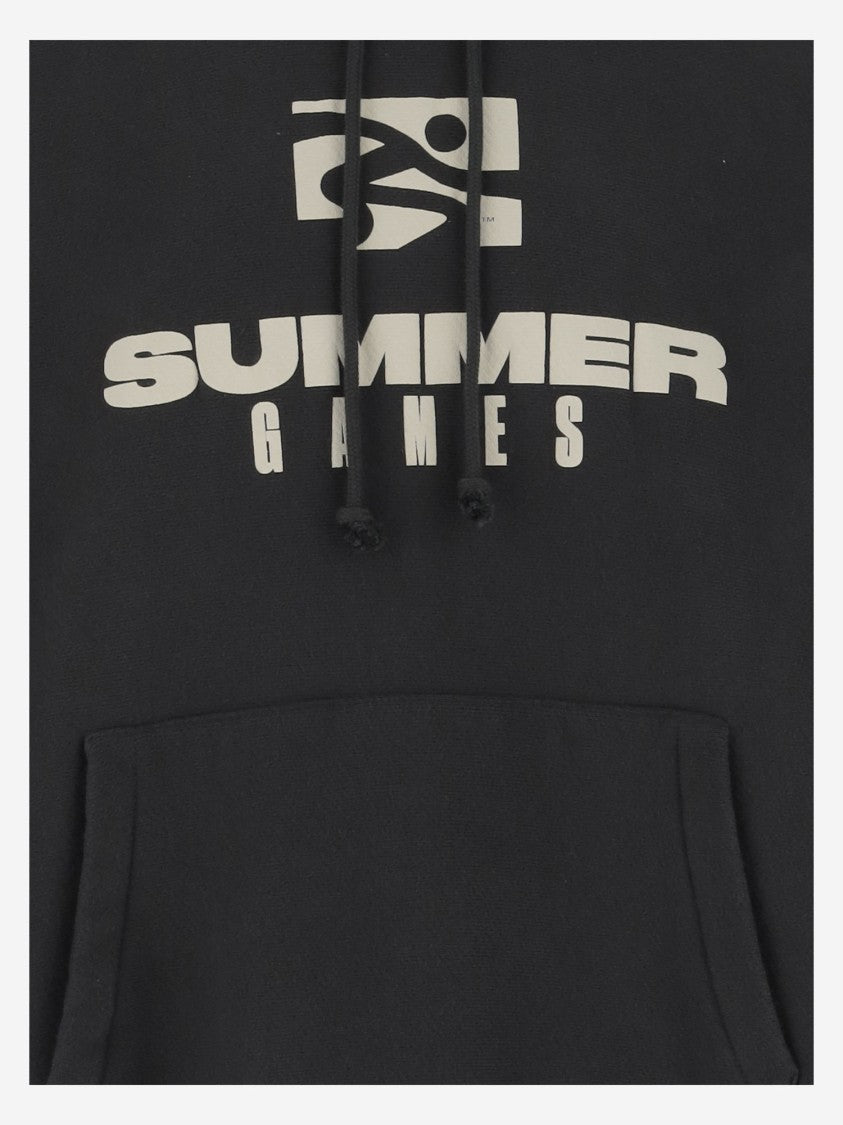 Summer Games Cotton Hoodie With Logo