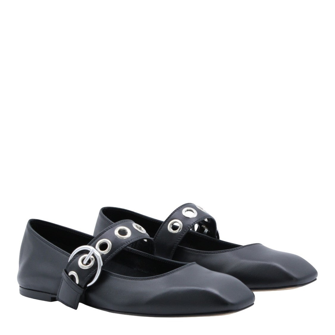 Aeydē Pointed Toe Flats With Wide Strap