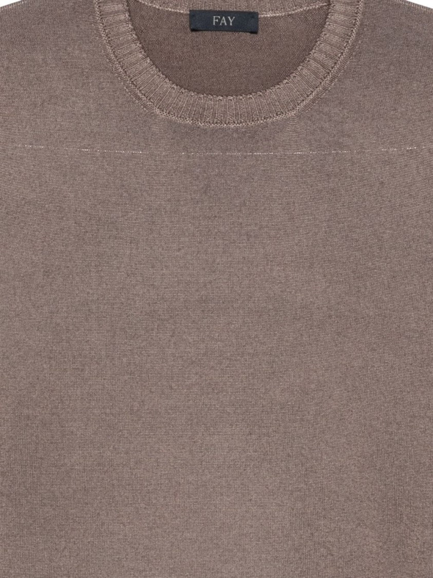 Fay Classic Crew Neck Virgin Wool Fay Sweater