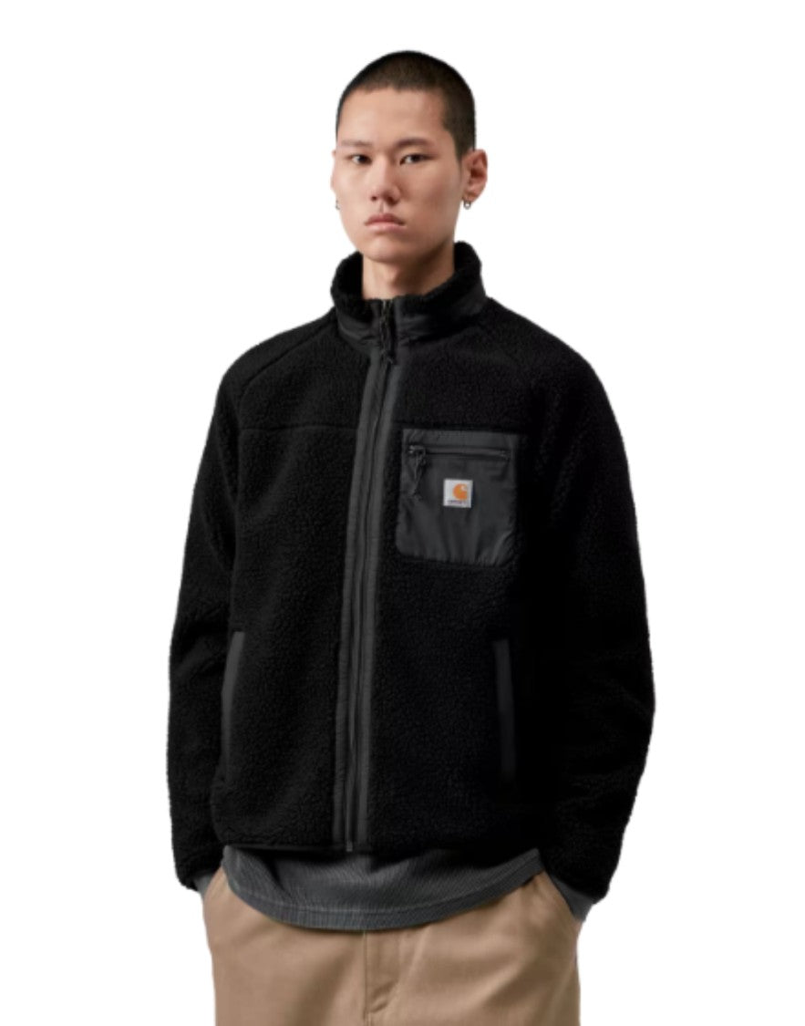 Carhartt Wip Black Prentis Polyester Fleece Jacket