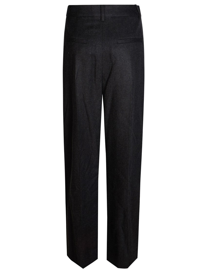 Victoria Beckham Black Cecilia Tailored High-Waist Trousers