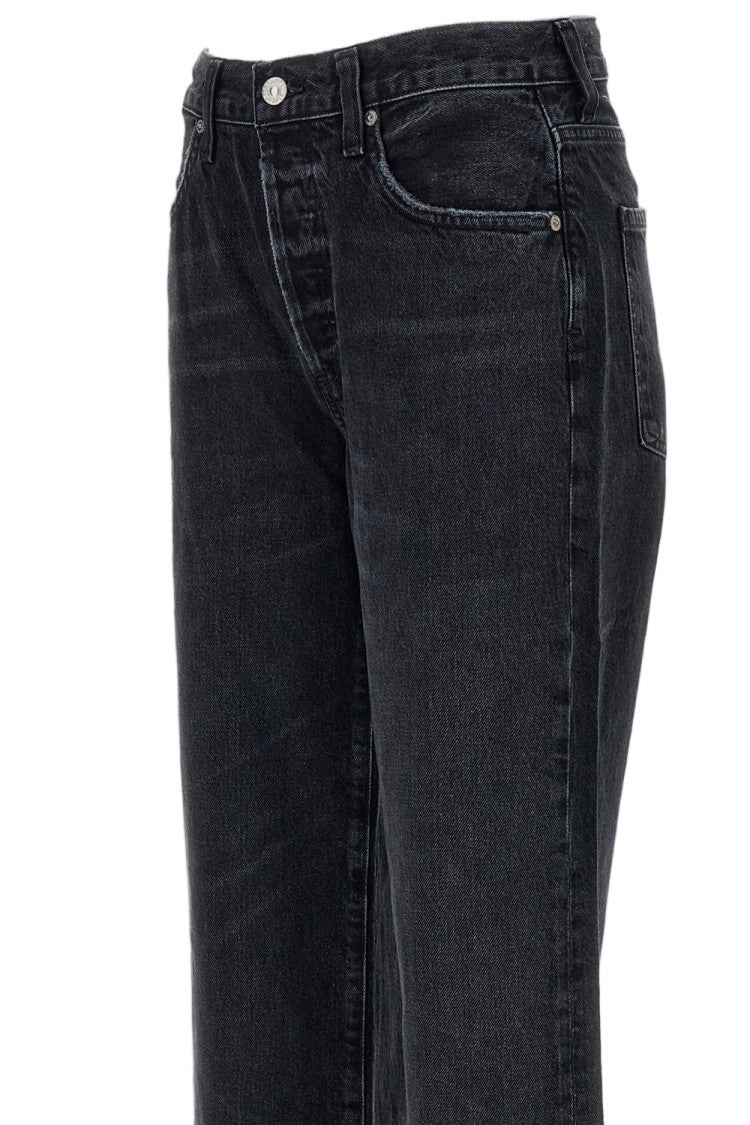 Citizens Of Humanity Black Annina 33In Regenerative Cotton Jeans