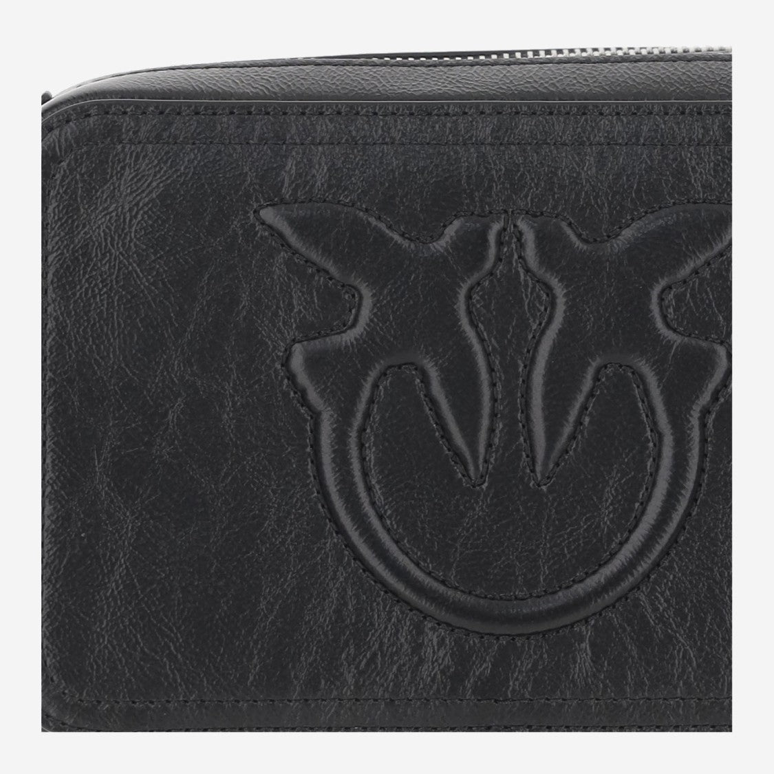 Pinko Rectangular Camera Bag With Maxi Embossed Logo