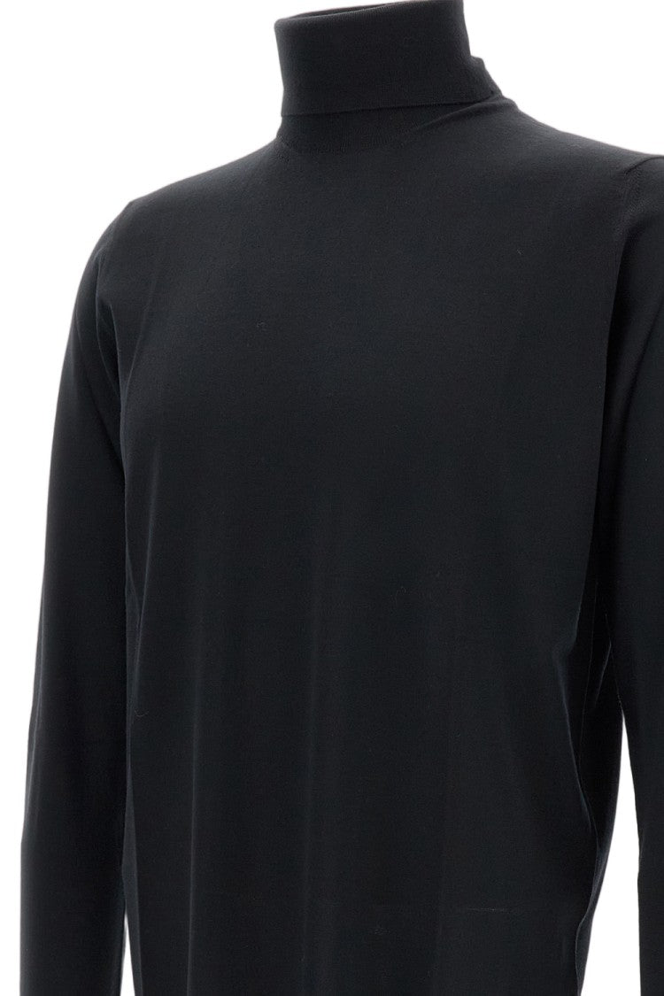 Goes Botanical Turtleneck Sweater In Extra Fine Merino Wool