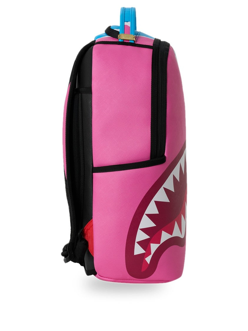 Sprayground Pink Shark Central Cotton Candy Backpack