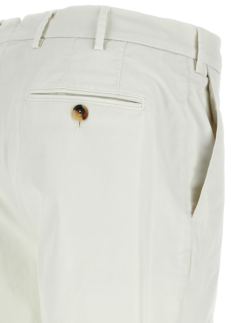 Brunello Cucinelli Garment-Dyed Cotton Chinos With Classic Straight Leg