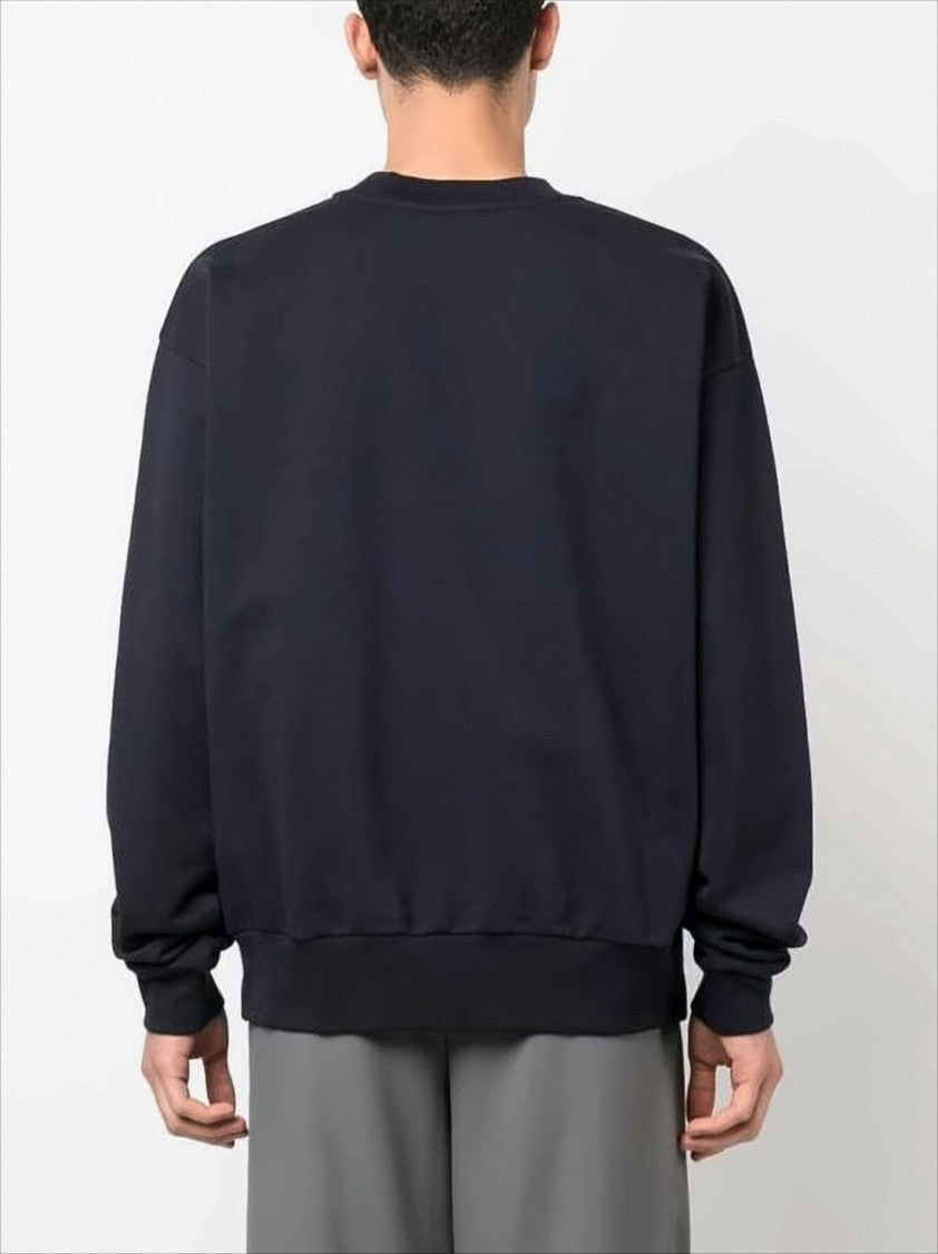 Marni Relaxed-Fit Black Long-Sleeve Sweatshirt With Embroidered Logo