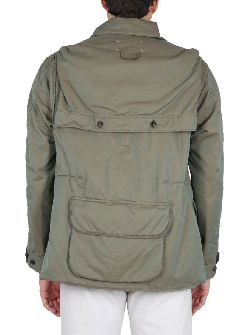 Maison Margiela Tonic Distressed Cotton Jacket