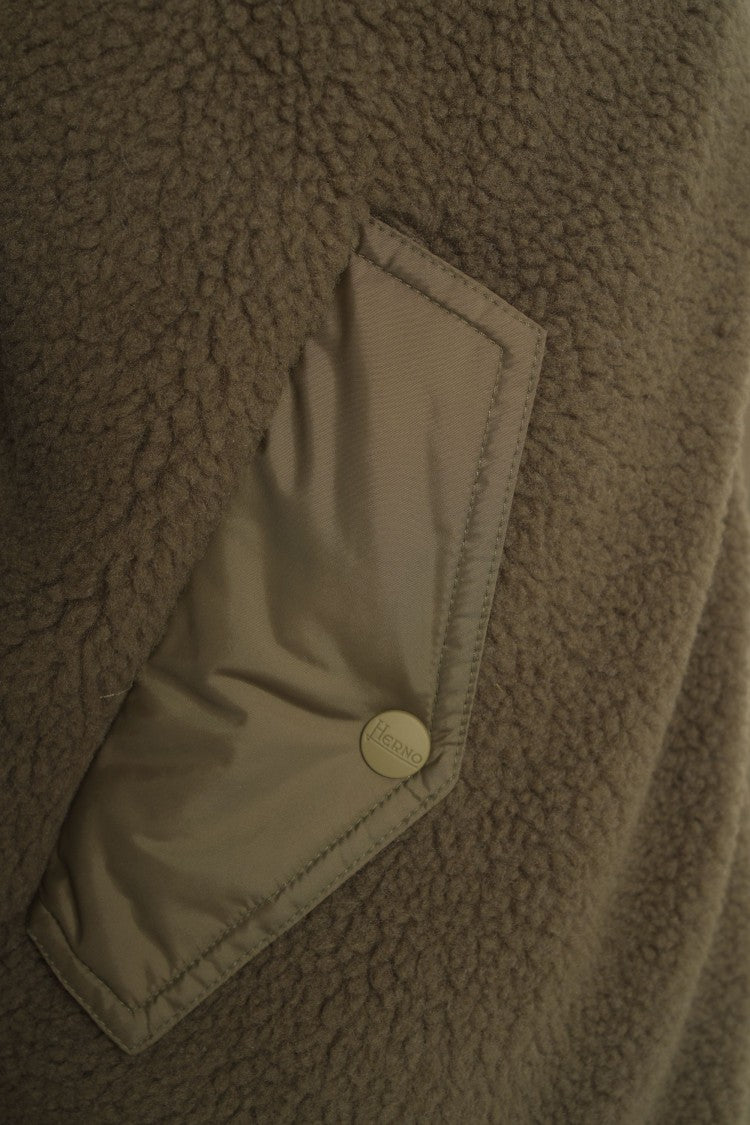 Herno Down Jacket With Faux Fur Insert