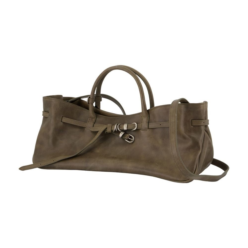 Margesherwood Grandma Used Crossbody - Leather - Grey