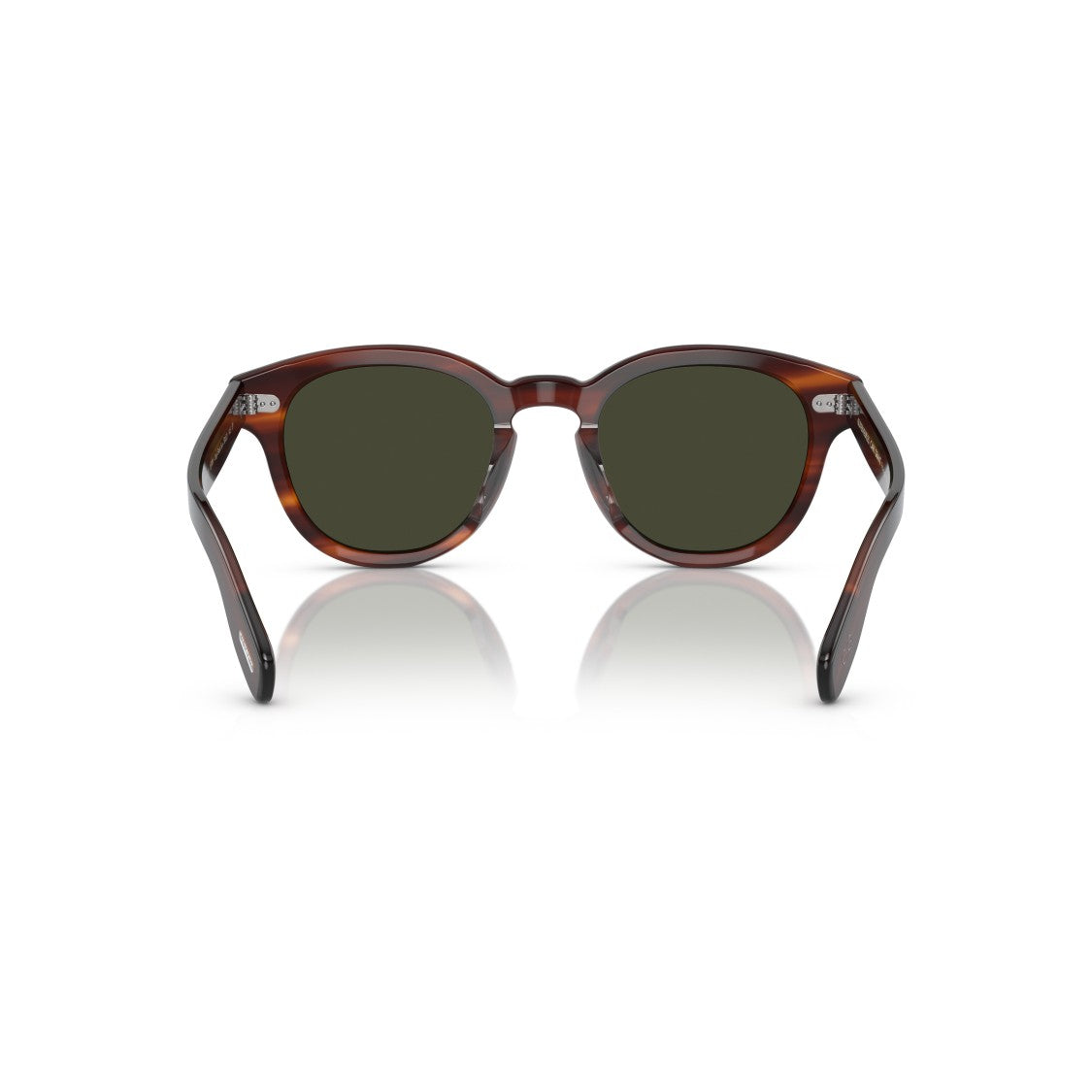 Oliver Peoples 0Ov5413su Tortoiseshell Round Sunglasses With Silver Accents