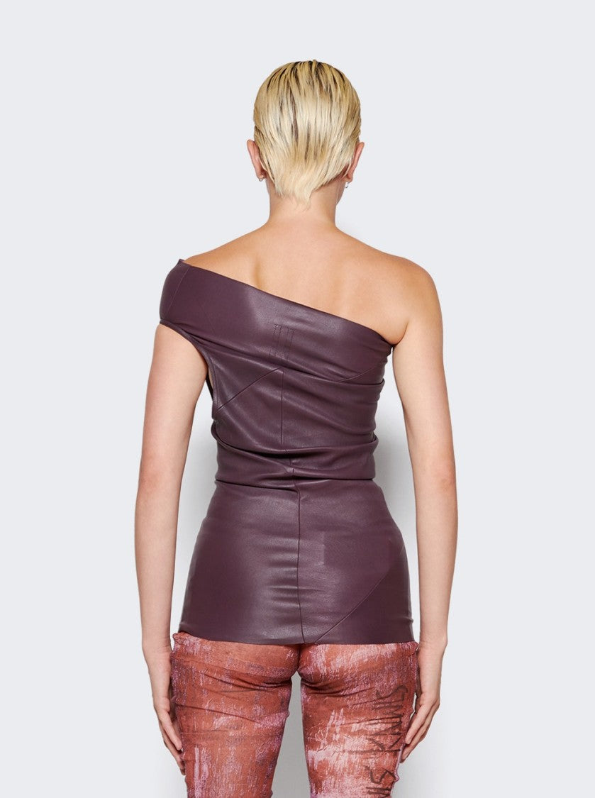 Rick Owens Athena Leather Tank Top