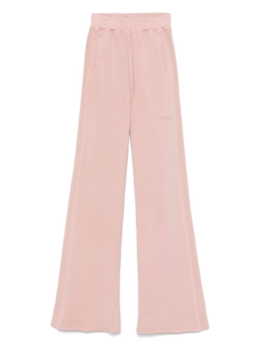 Dondup Wide Leg Pants With Relaxed Fit And Elasticated Waistband