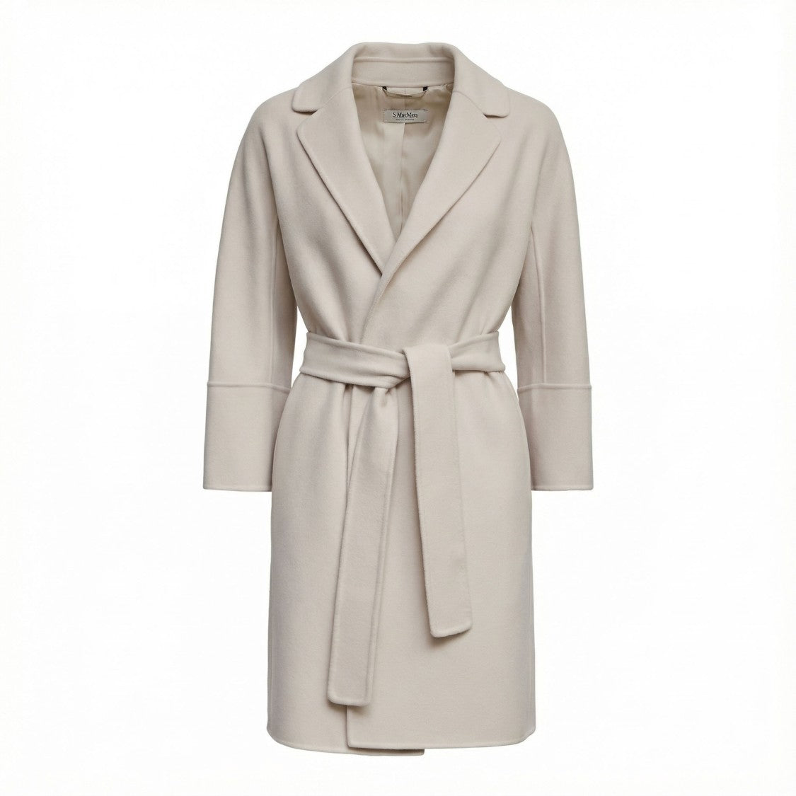 Max Mara Arona Belted Unlined Short Coat