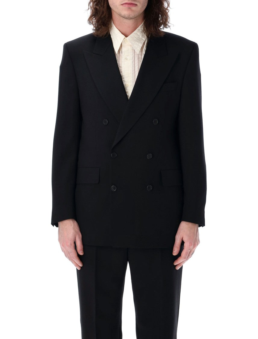 Sunflower Double-Breasted Structured Blazer