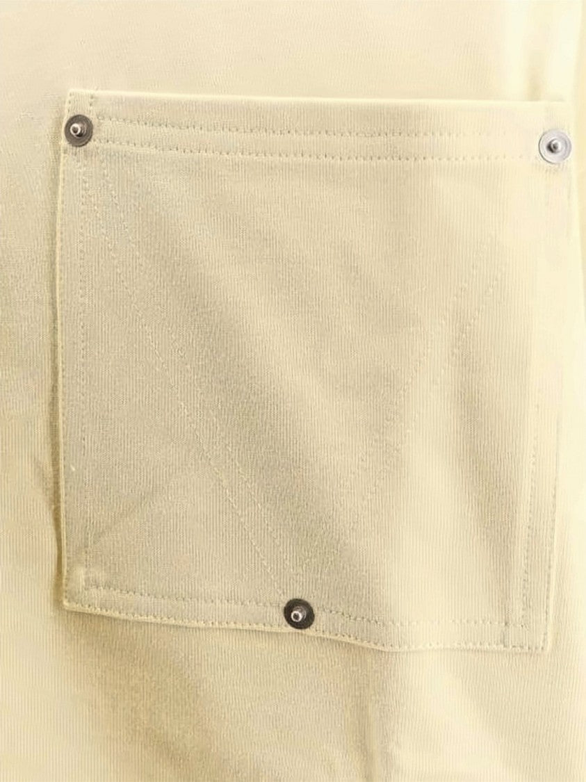 Bottega Veneta Cropped Cotton T-Shirt With Minimalist Design And Pocket Accents