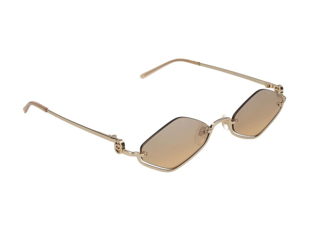 Gucci Sunglasses Gg1604s 003 Gold Gold Orange 53/22/135