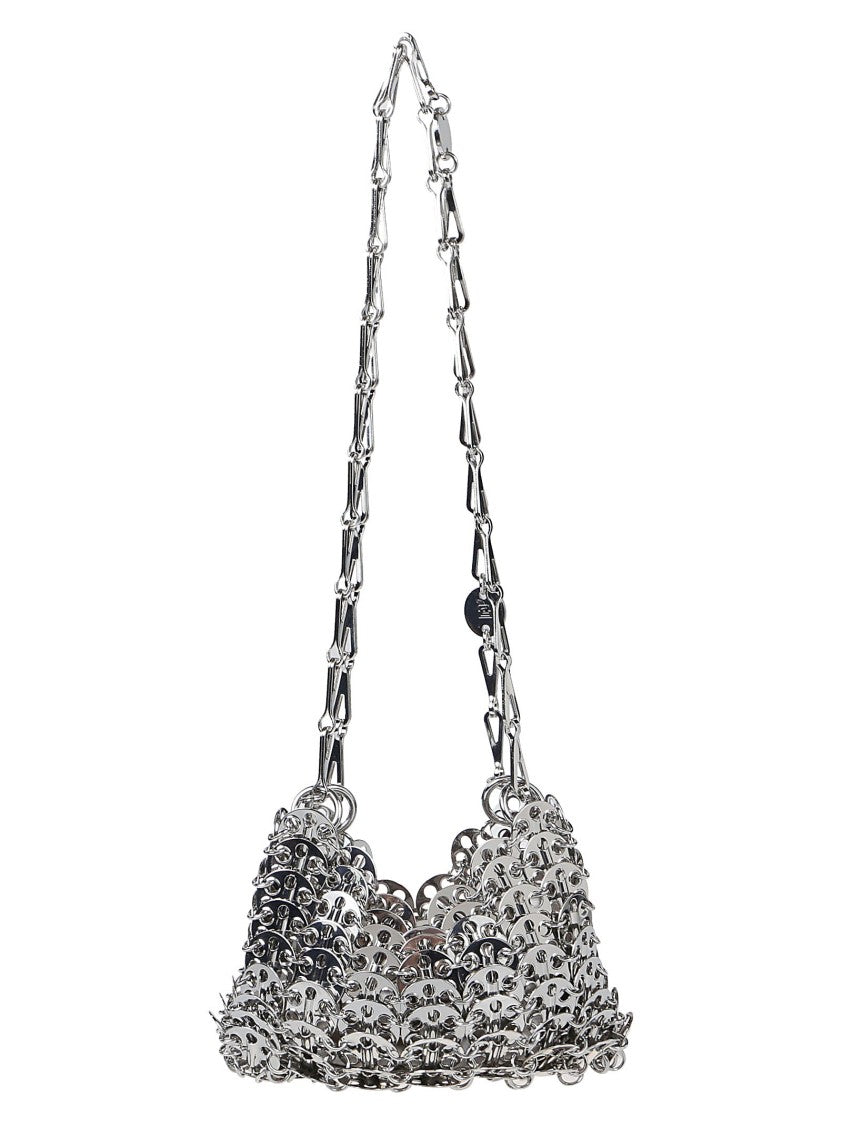 Rabanne 1969 Nano Brass Shoulder Bag