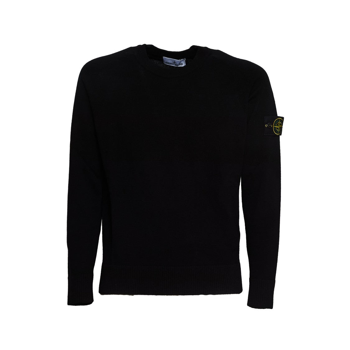 Stone Island Geelong Wool Knit Sweater With Ribbed Details