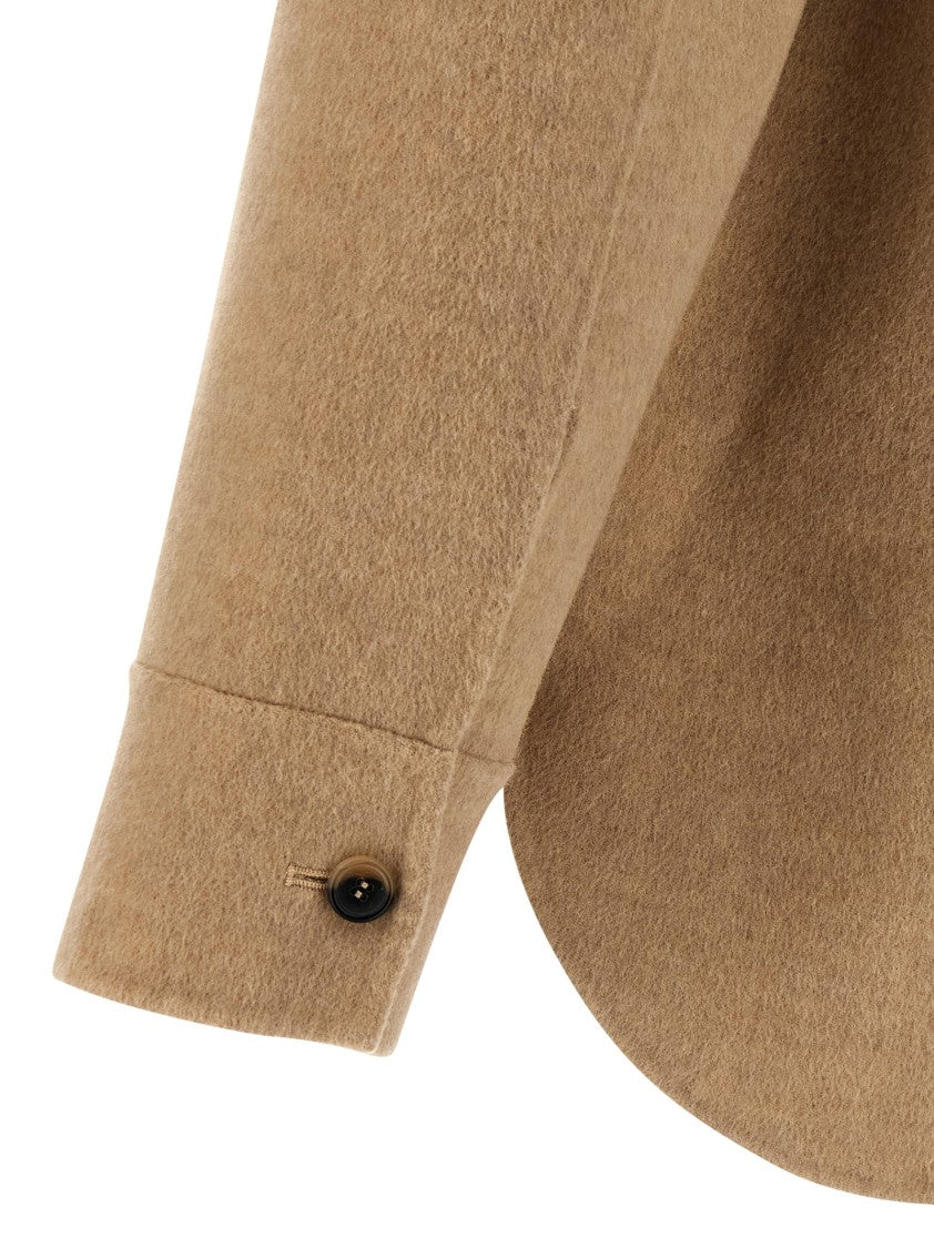 J. W. Anderson Asymmetrical Wool Overshirt