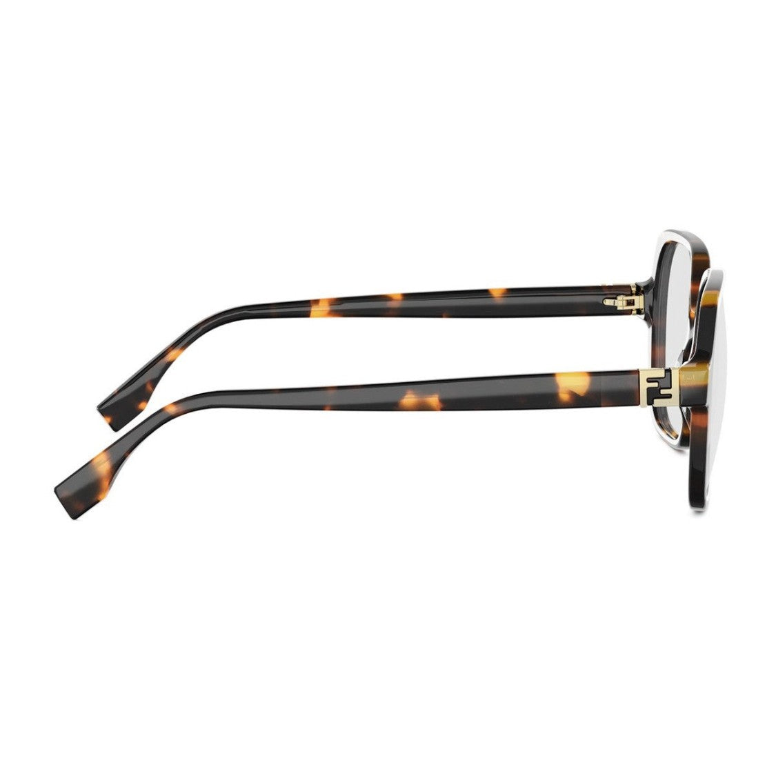 Fendi Havana Forever Fendi Acetate Square Sunglasses