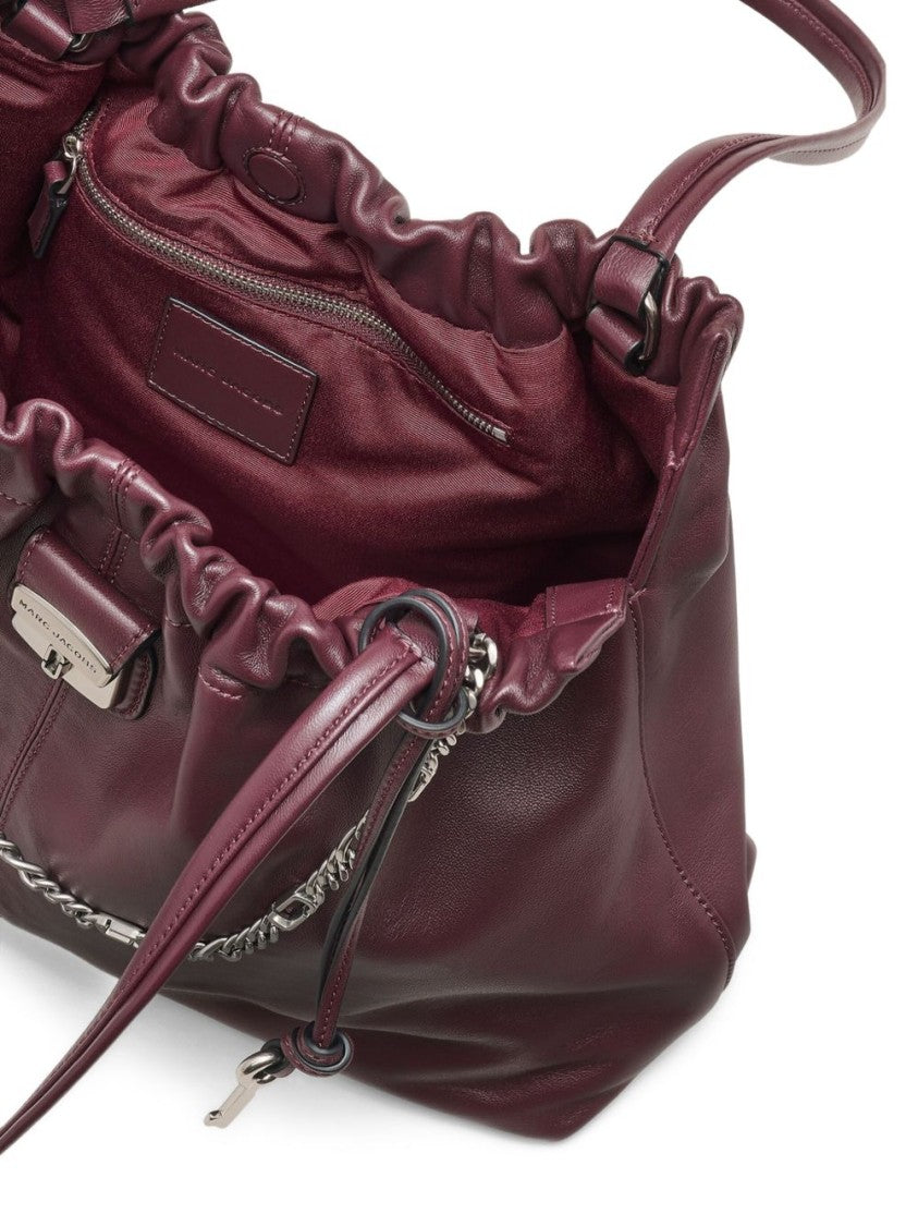 Marc Jacobs Slouchy Burgundy Lamb Leather Handbag