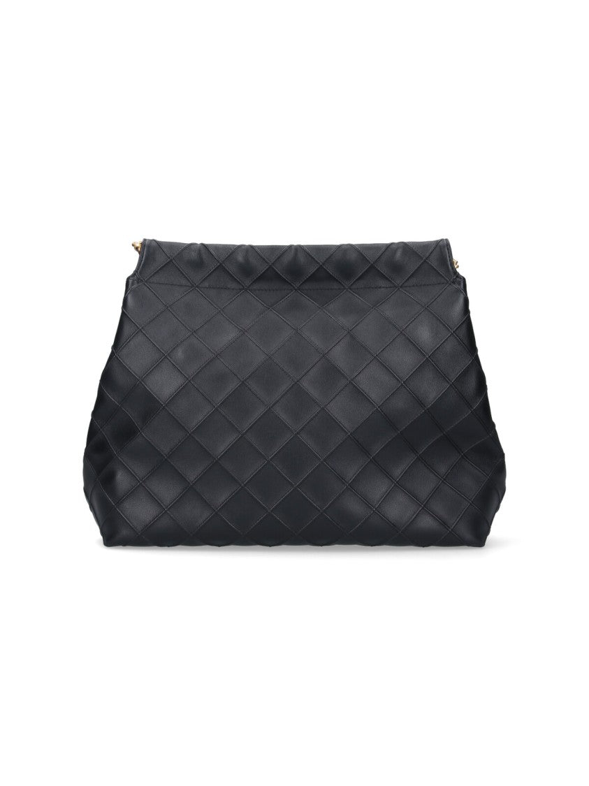 Tory Burch Large Hobo Bag "Fleming" – Black