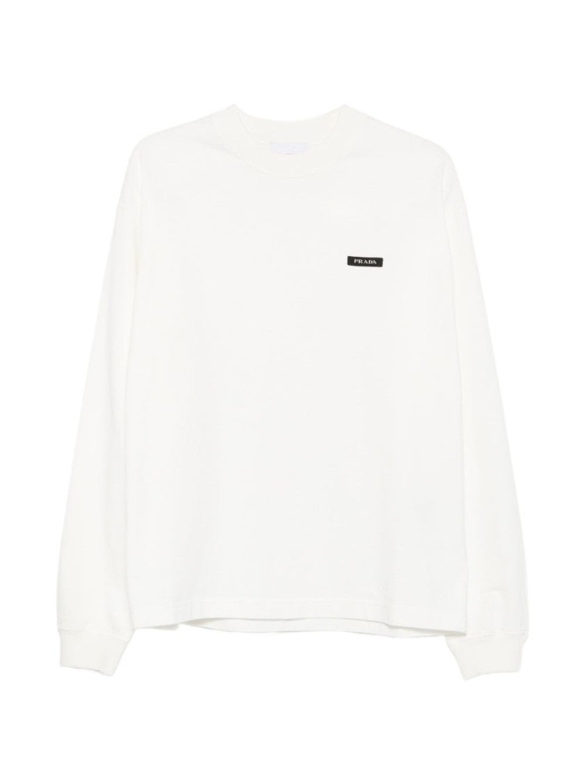 Prada Minimalist Logo Patch Sweater