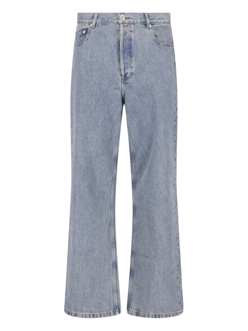 A.P.C. Straight-Leg Light Blue Five-Pocket Cotton Jeans