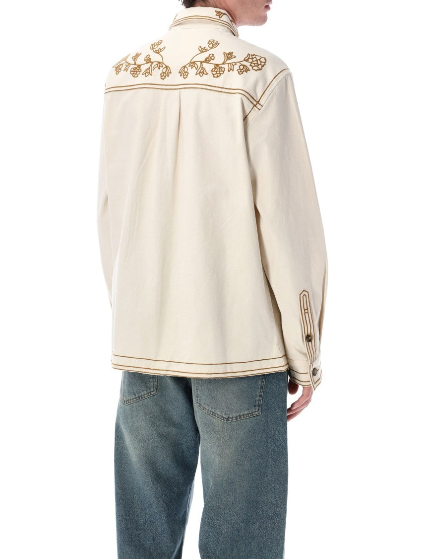 Isabel Marant Marant Rudy Floral Embroidered Overshirt