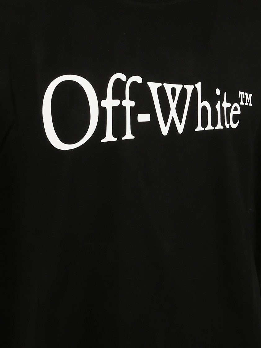 Off-White Run Arrow Skate Logo T-Shirt With Urban Graphic Elements