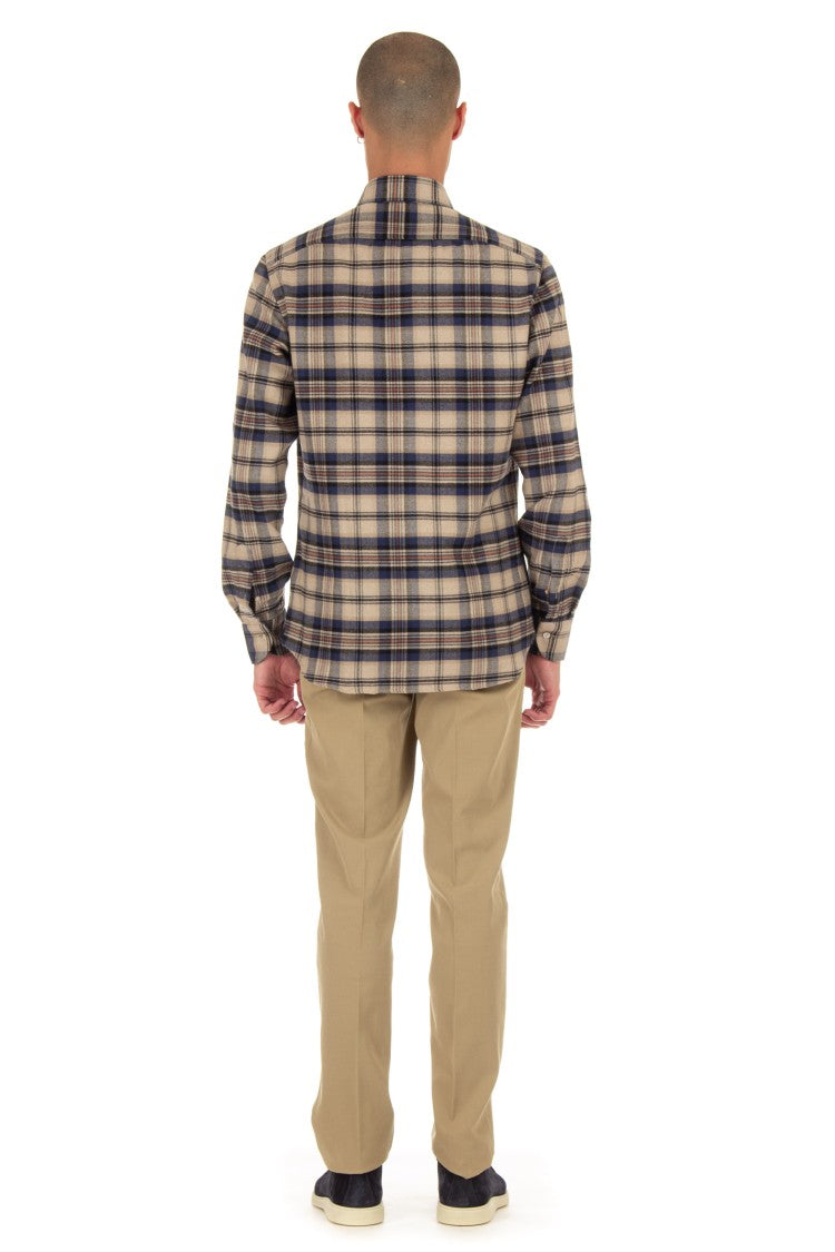 Borriello Check Flannel Shirt