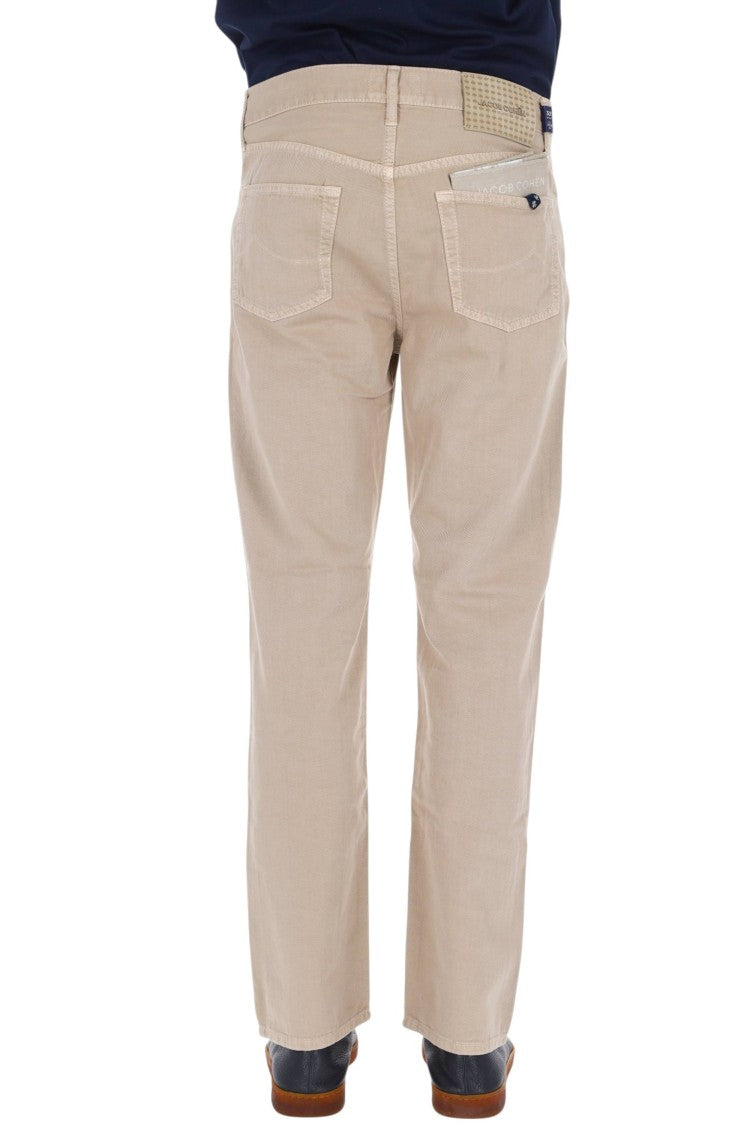 Jacob Cohen Edo Fit Cotton Diagonal Pants