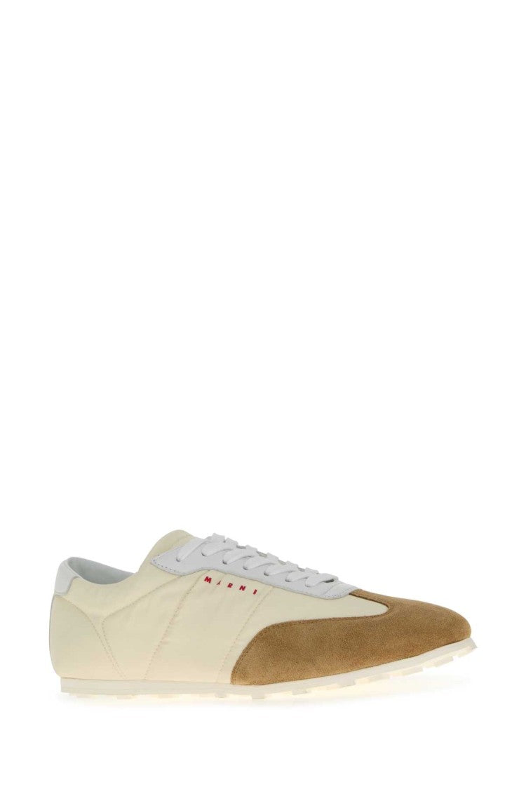 Marni Ivory Canvas Sneakers