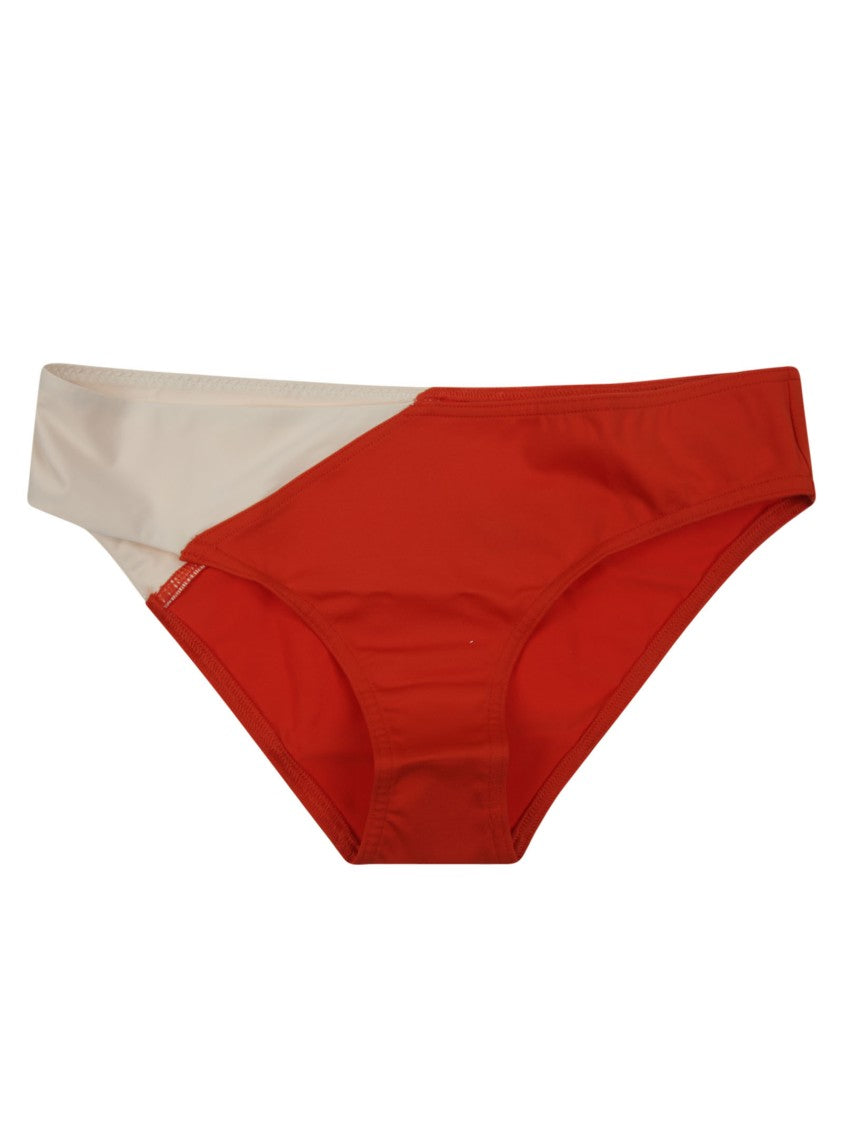 Eres Diagonal Color Block Smooth Bikini Bottom