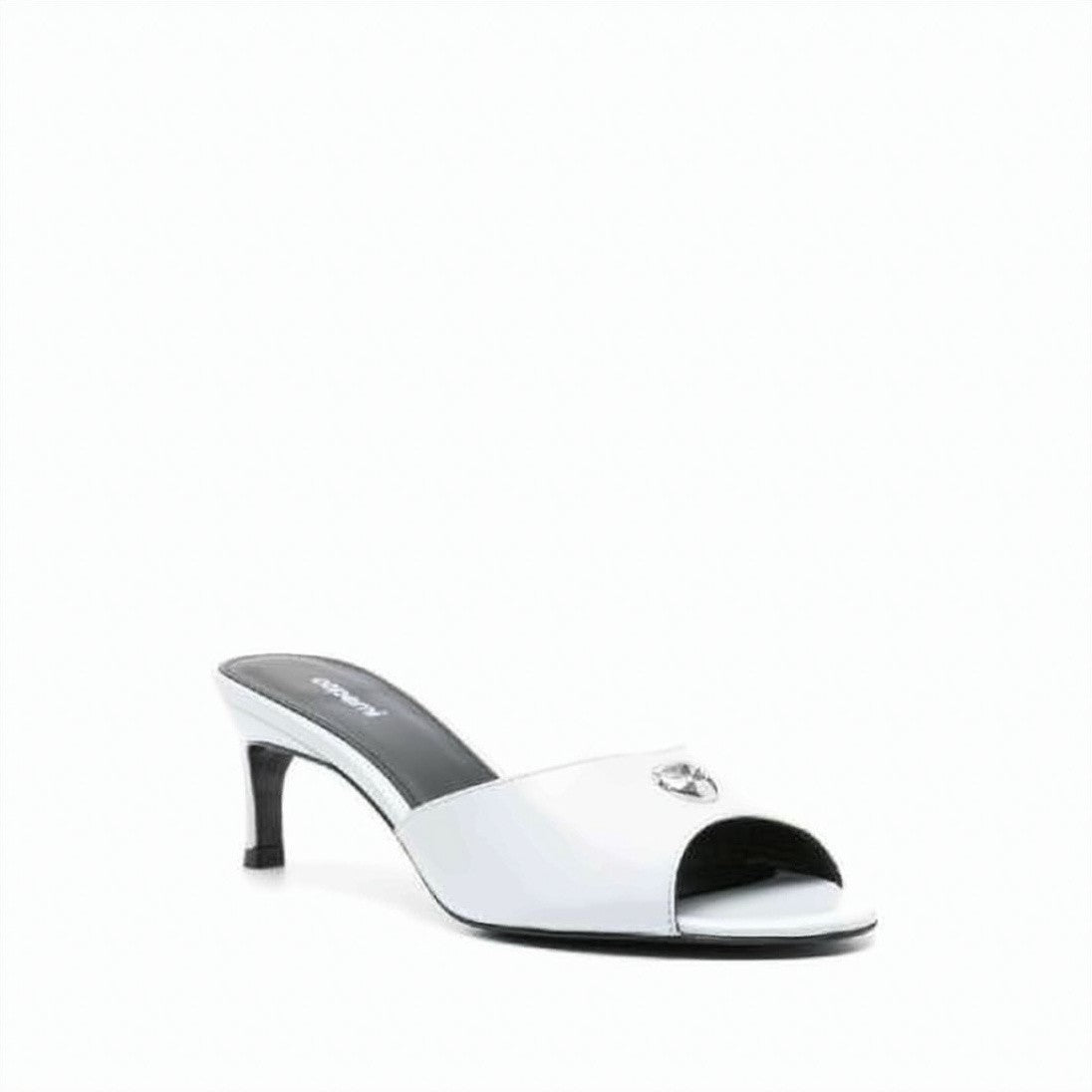 Coperni Open-Toe Leather Mule Pumps With Mid-Height Heel