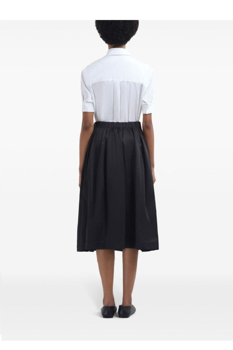 Marni Midi Skirtsilhouette And Elastic Waistband