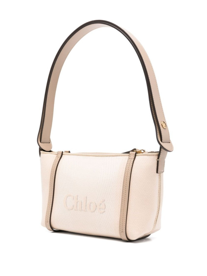 Chloé Carry Shoulder Bag In Canvas