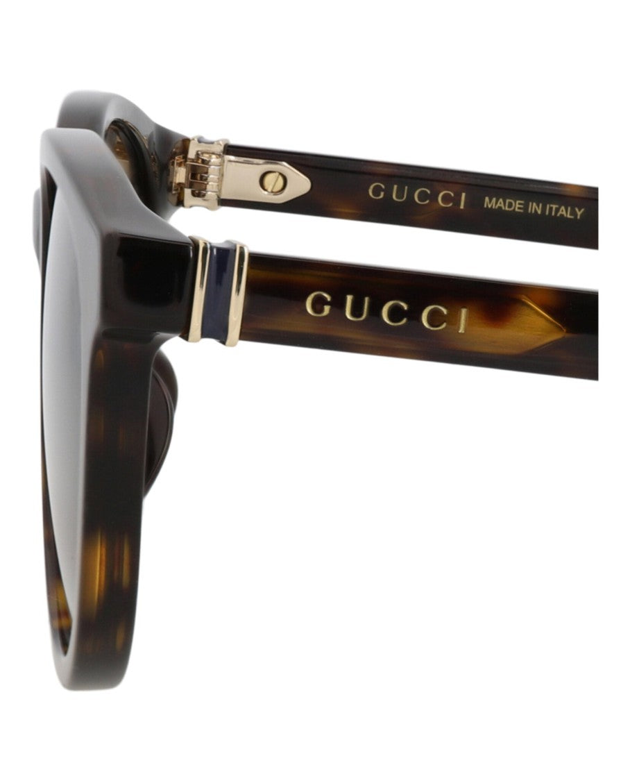 Gucci Round-Frame Recycled Acetate Sunglasses