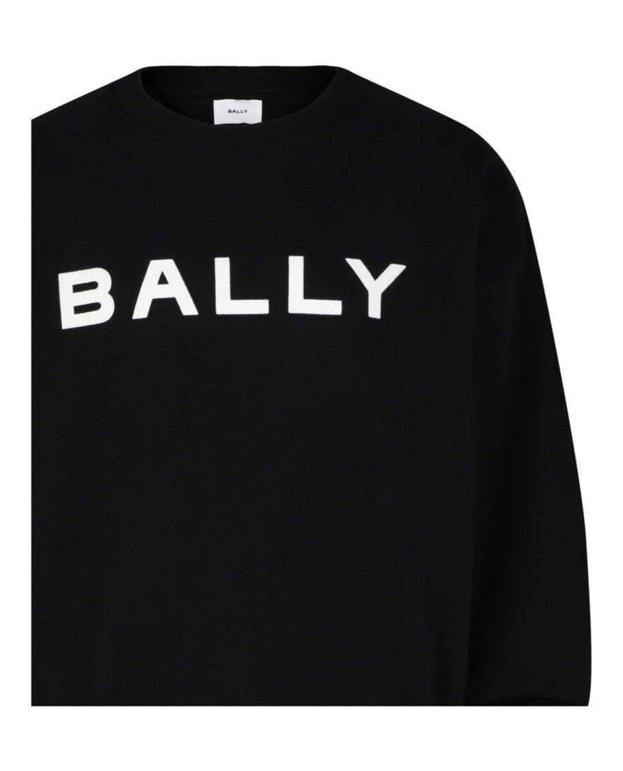 Bally Logo Drop Shoulder Sweatshirt