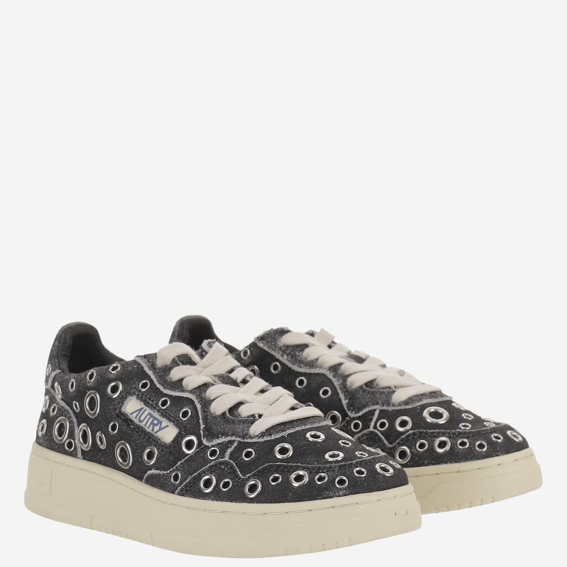 Autry Suede Sneakers With Metal Eyelets