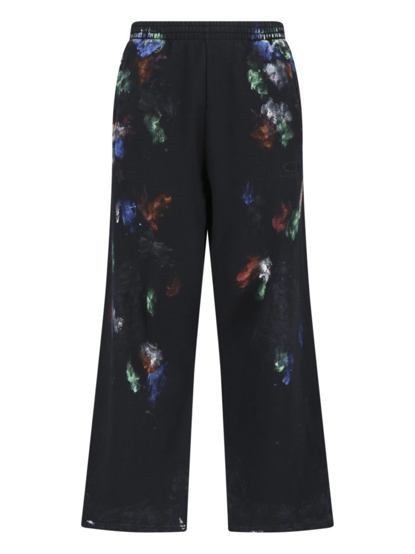 Balenciaga Black Painter’S Shirt Straight-Leg Pants