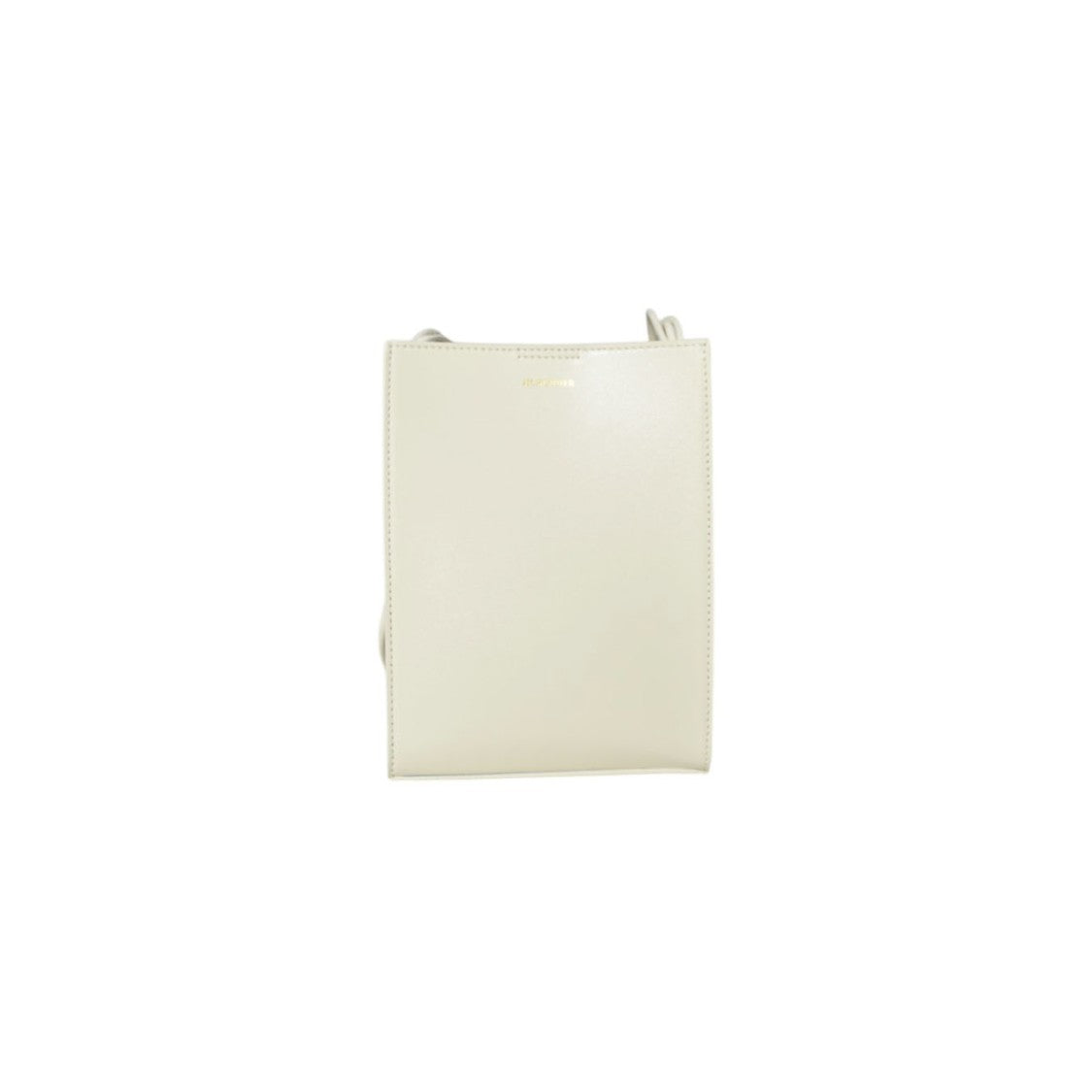 Jil Sander Tangle Small Cream Leather Shoulder Bag