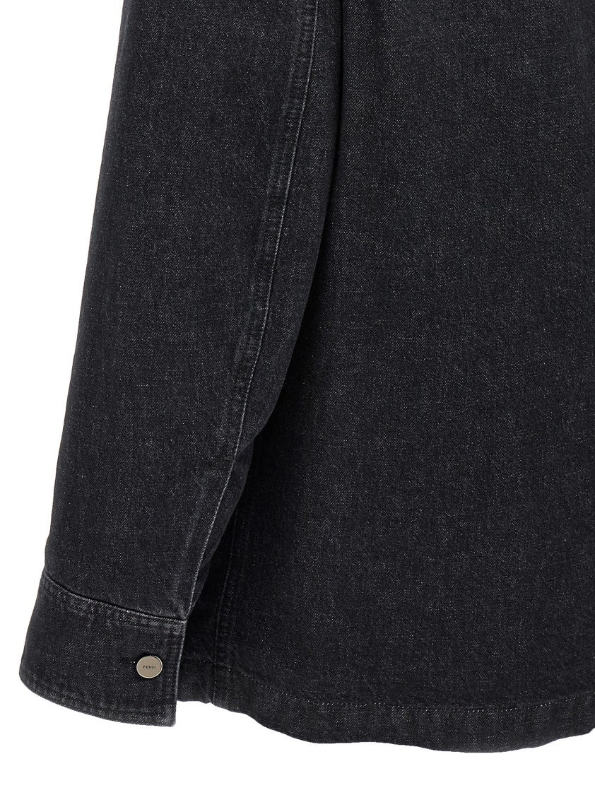 Fendi Lightly Padded Denim Jacket